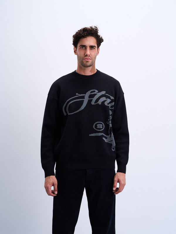 Long Sleeve Knitted Sweater