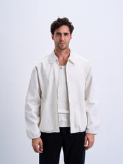 Basic Zipper Overshirt