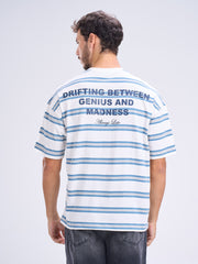 Stripped Printed T-Shirt