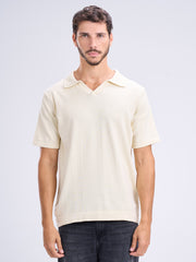 Basic Polo V-Neck Knitwear