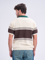 Casual Knitted Polo