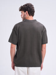 Textured V-Polo