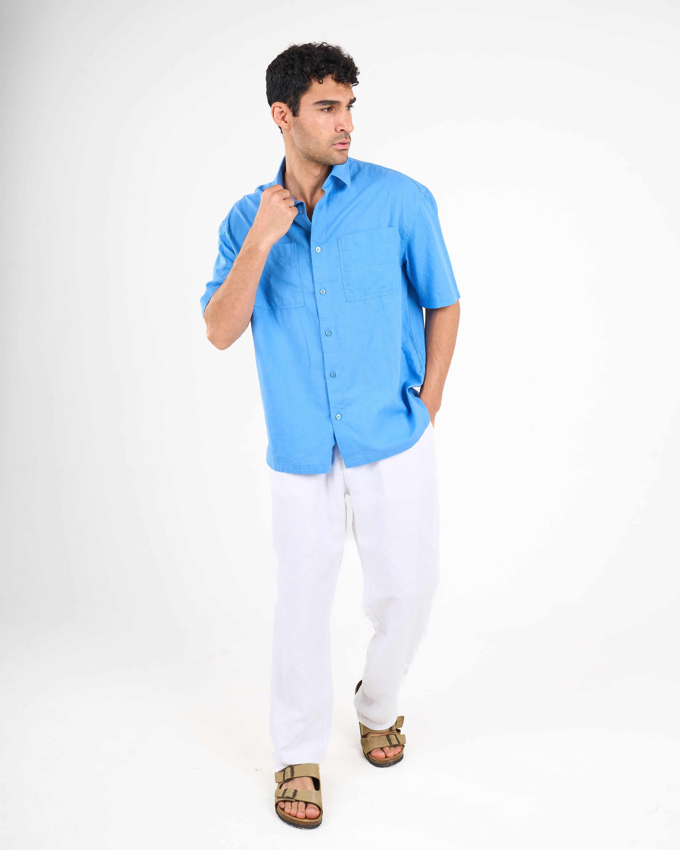 Linen Shirt Short Sleeve
