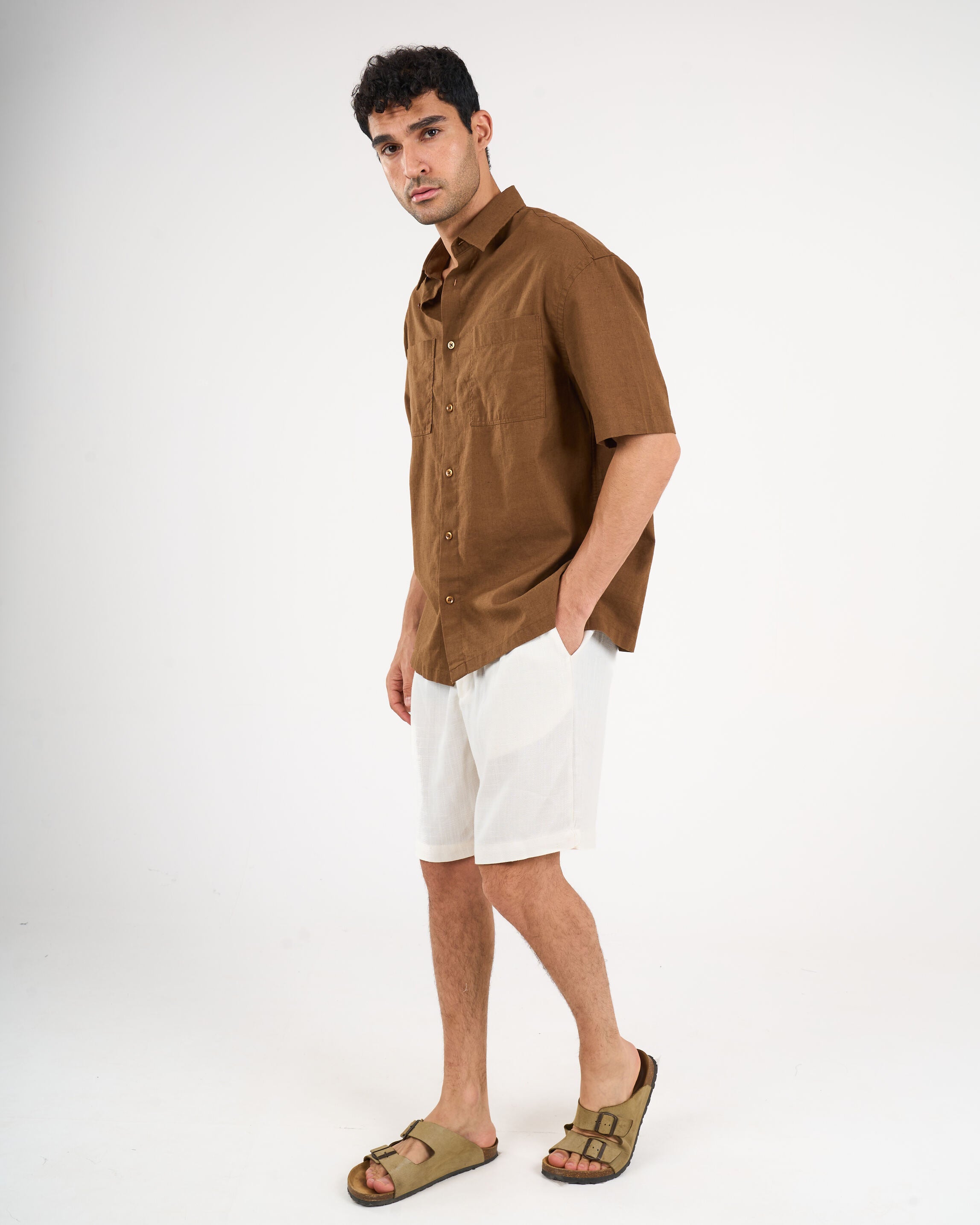 Linen Shirt Short Sleeve
