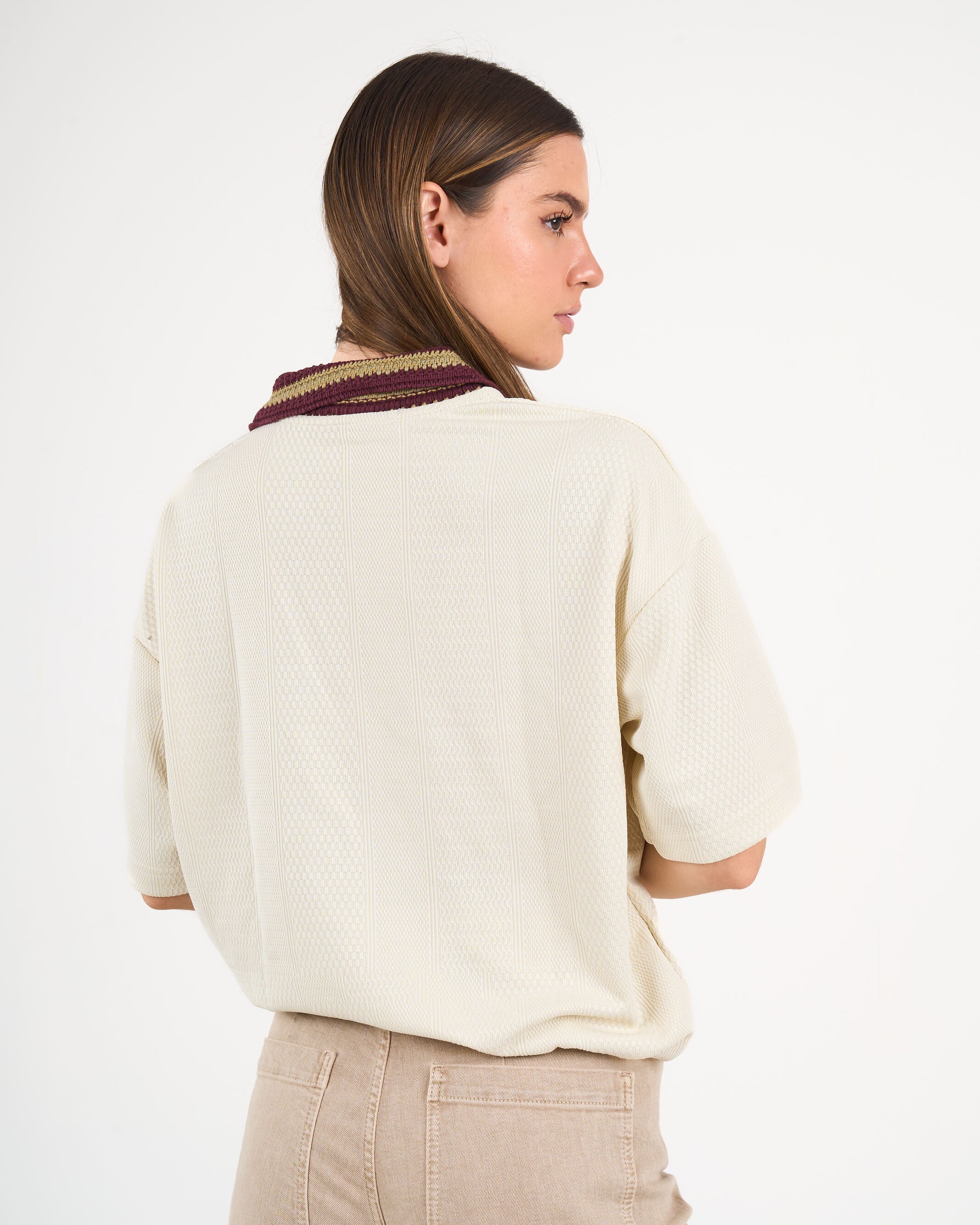 Textured Polo Knitwear