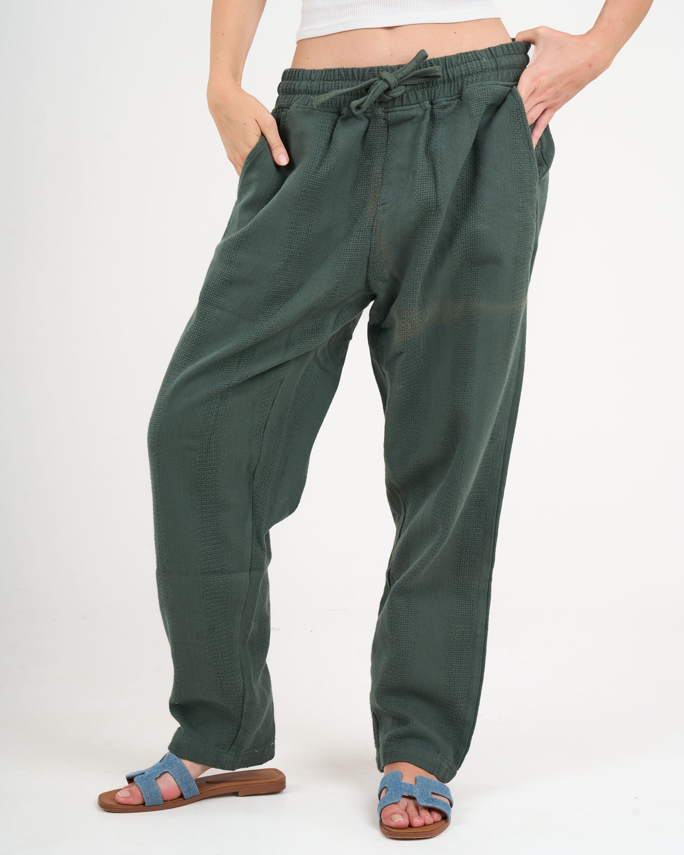 Linen Look Pants