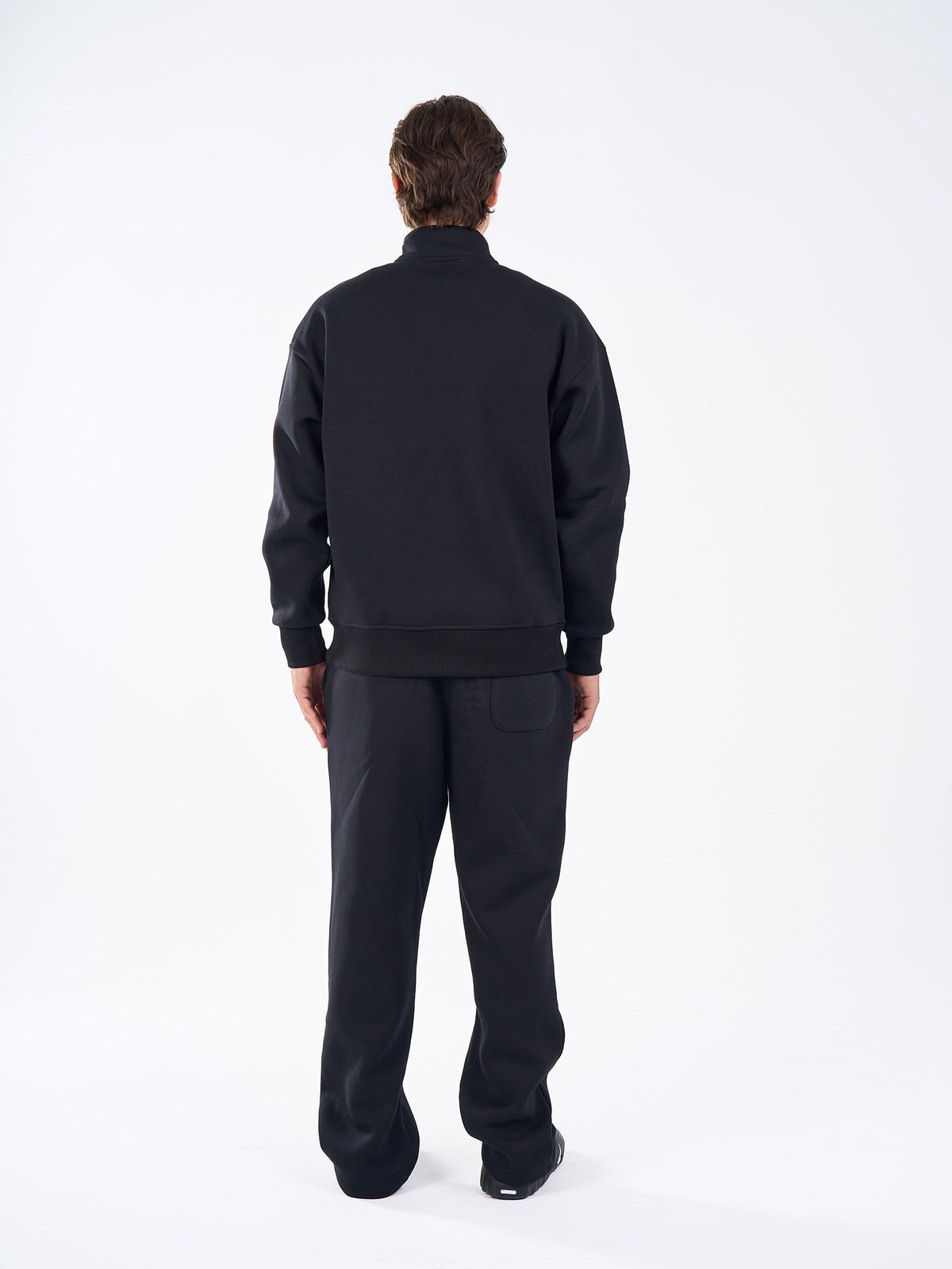 Basic Quarter Zipper Sweatshirt
