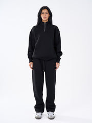 Basic Quarter Zipper Sweatshirt