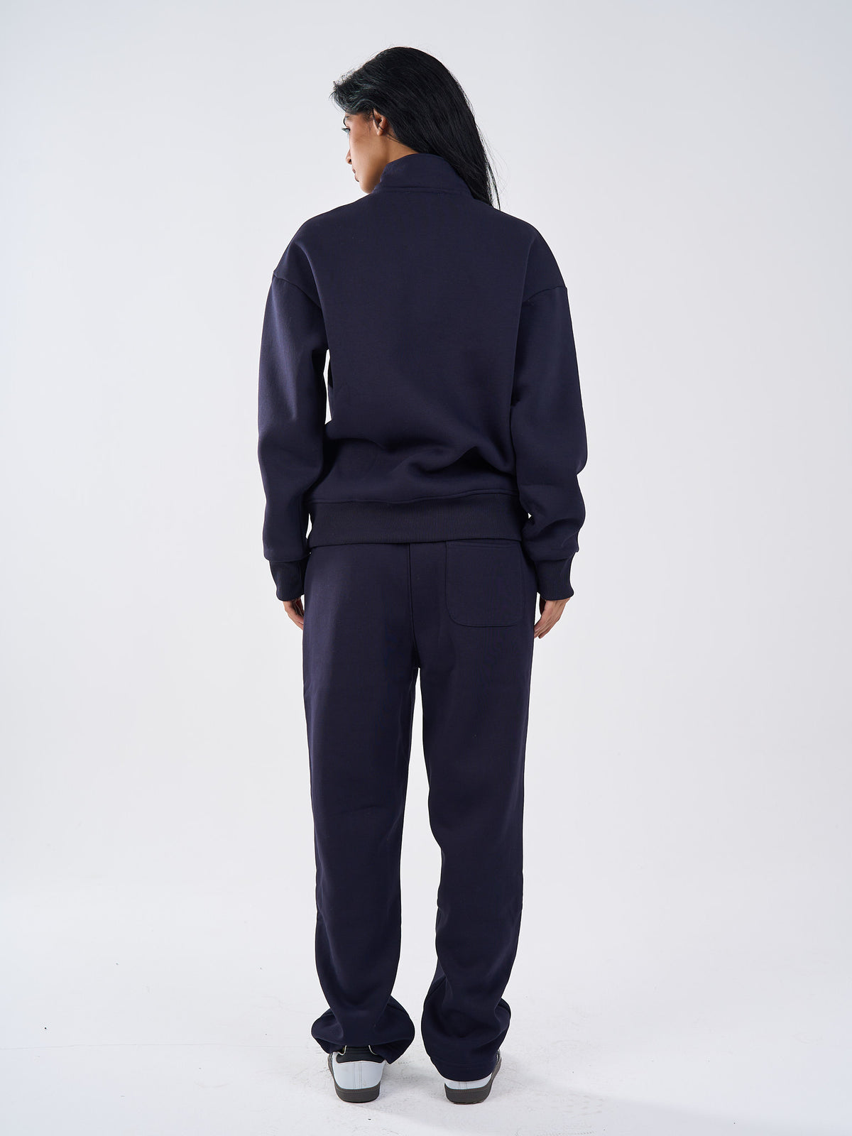 Basic Quarter Zipper Sweatshirt