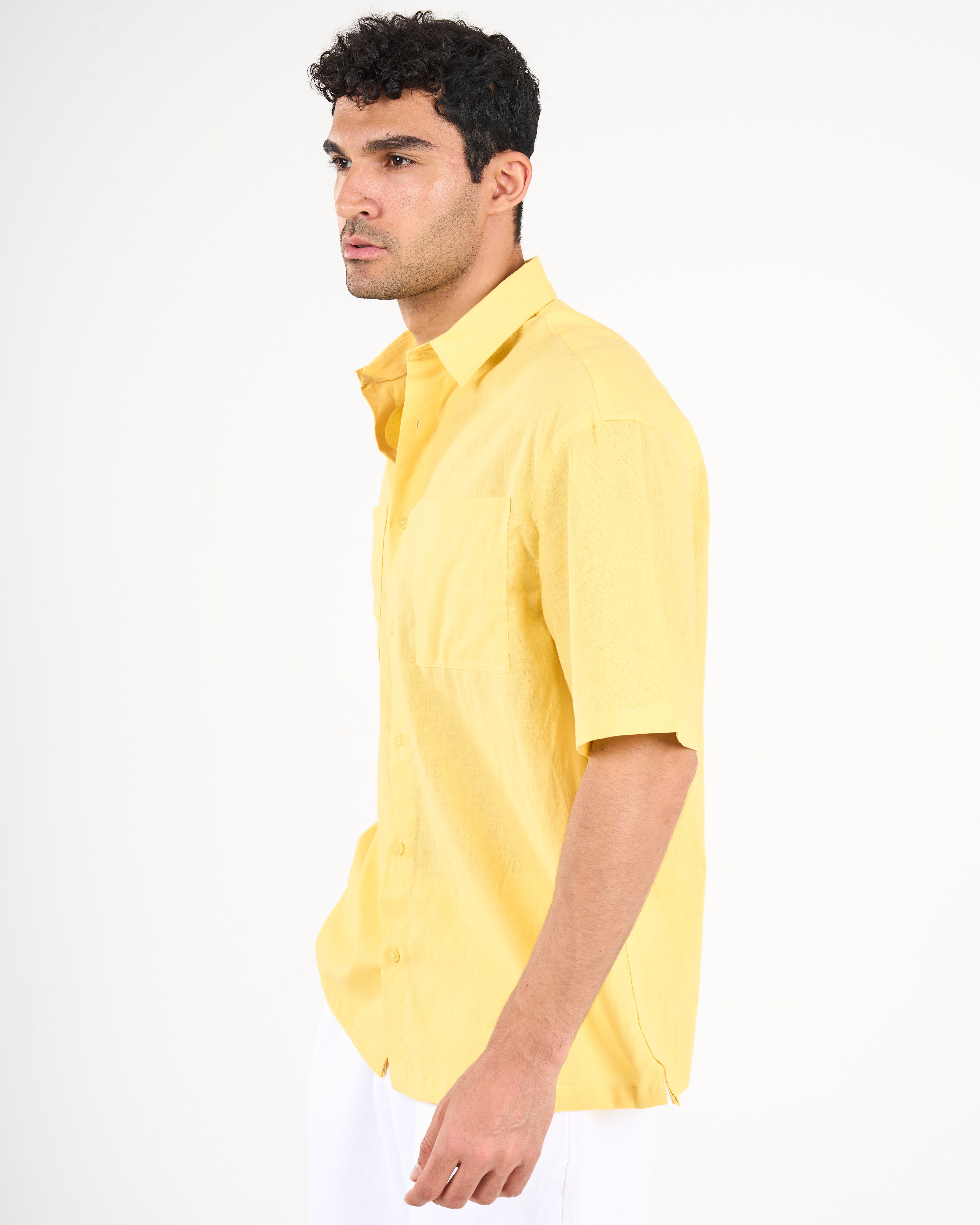 Linen Shirt Short Sleeve