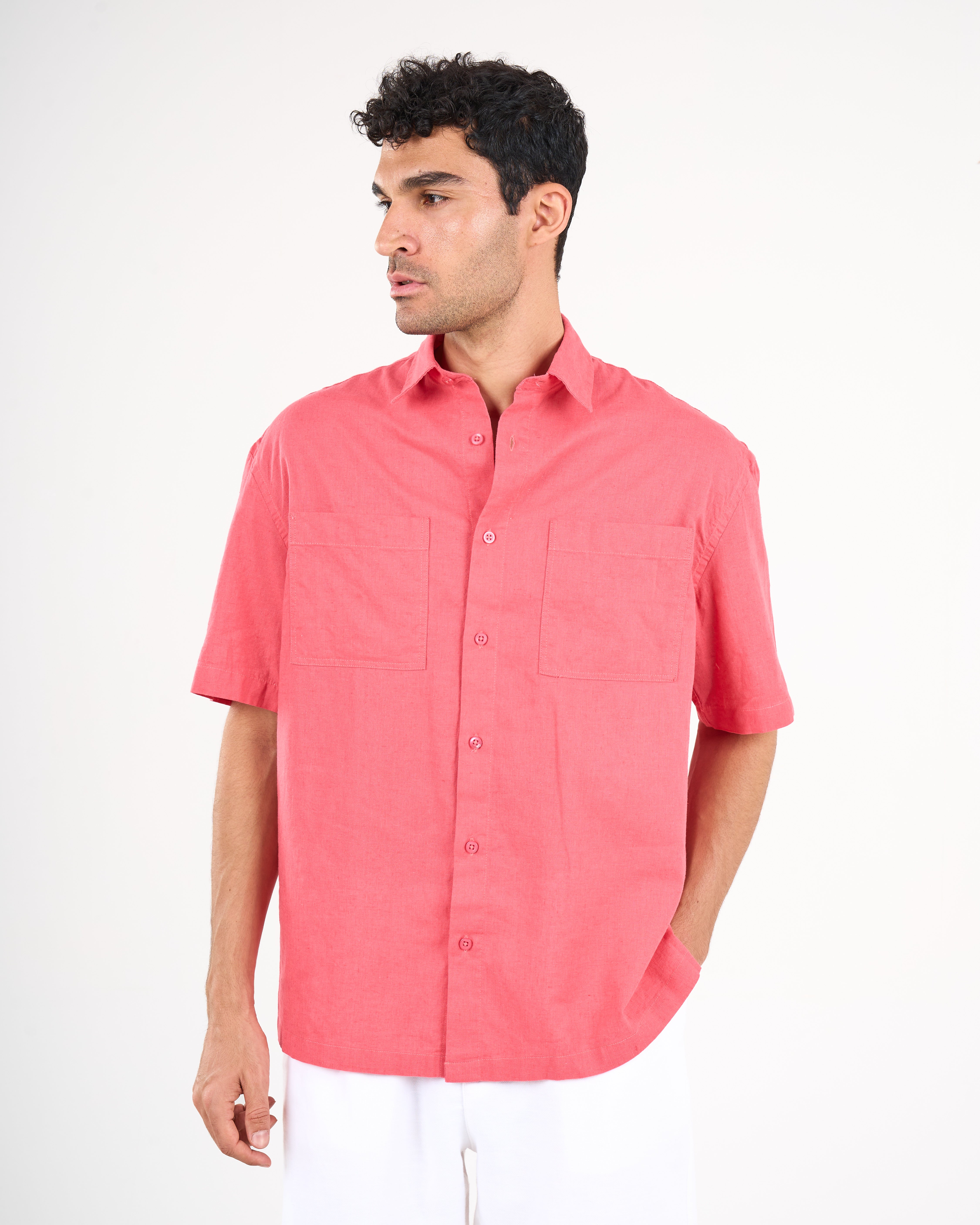 Linen Shirt Short Sleeve