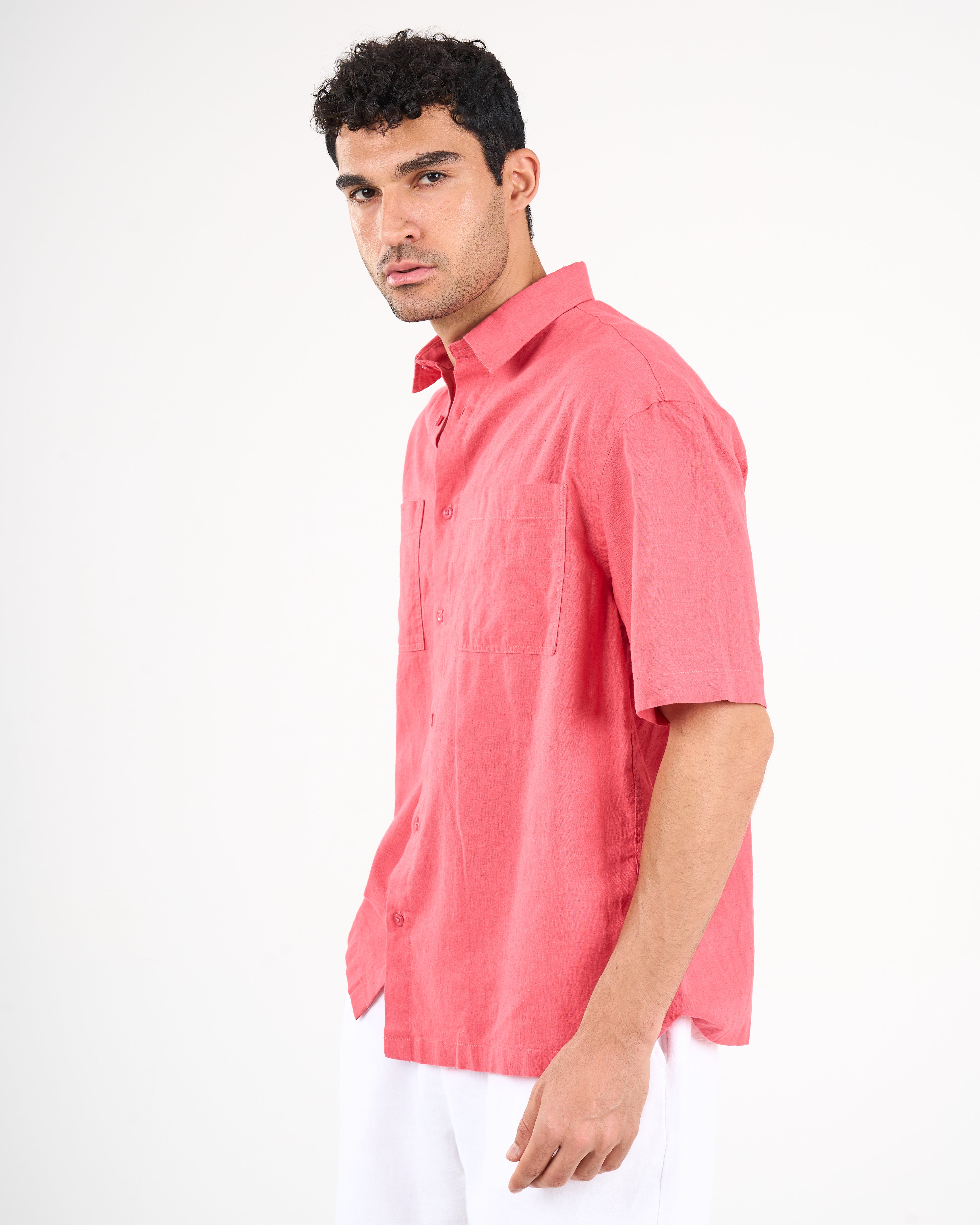 Linen Shirt Short Sleeve