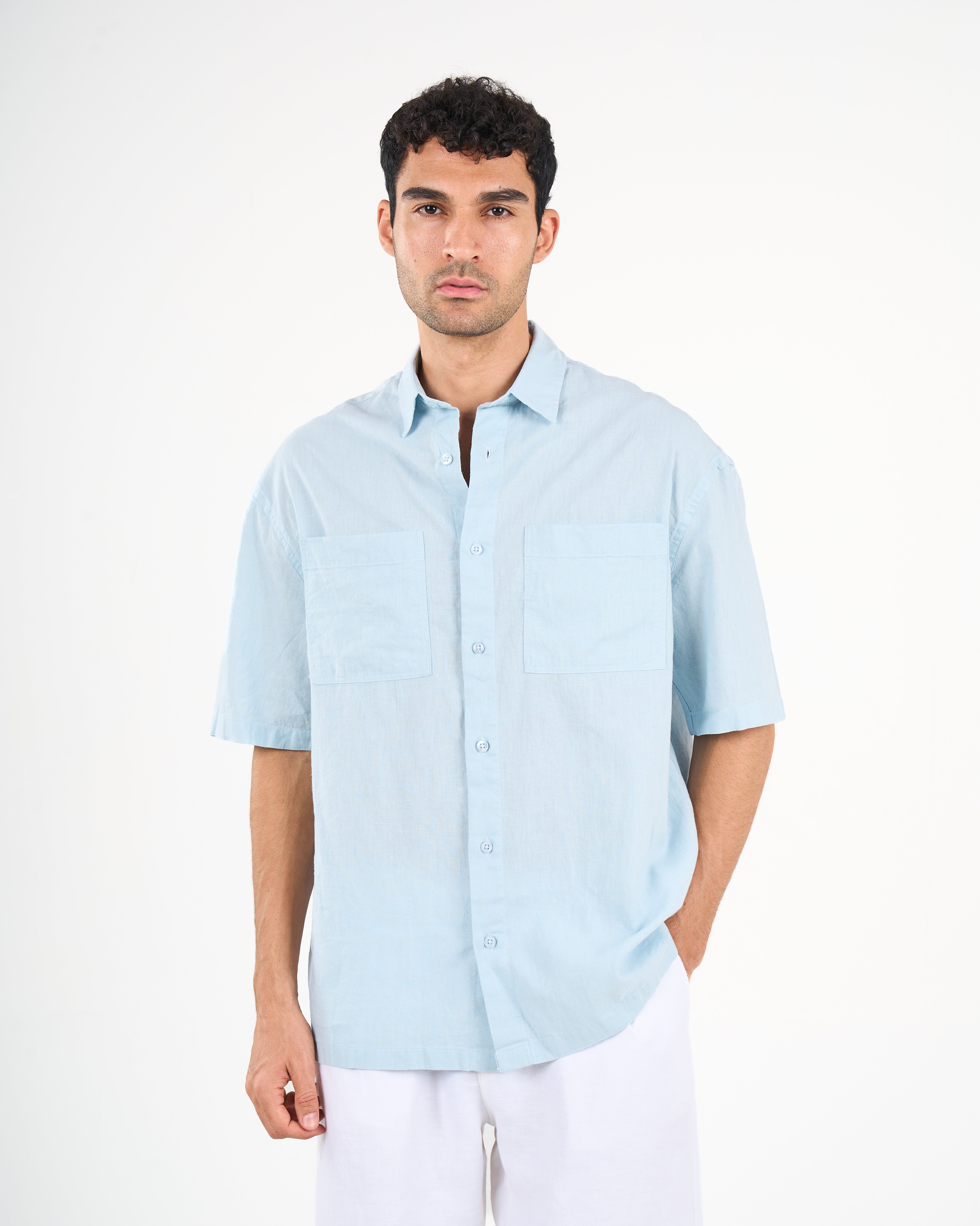 Linen Shirt Short Sleeve