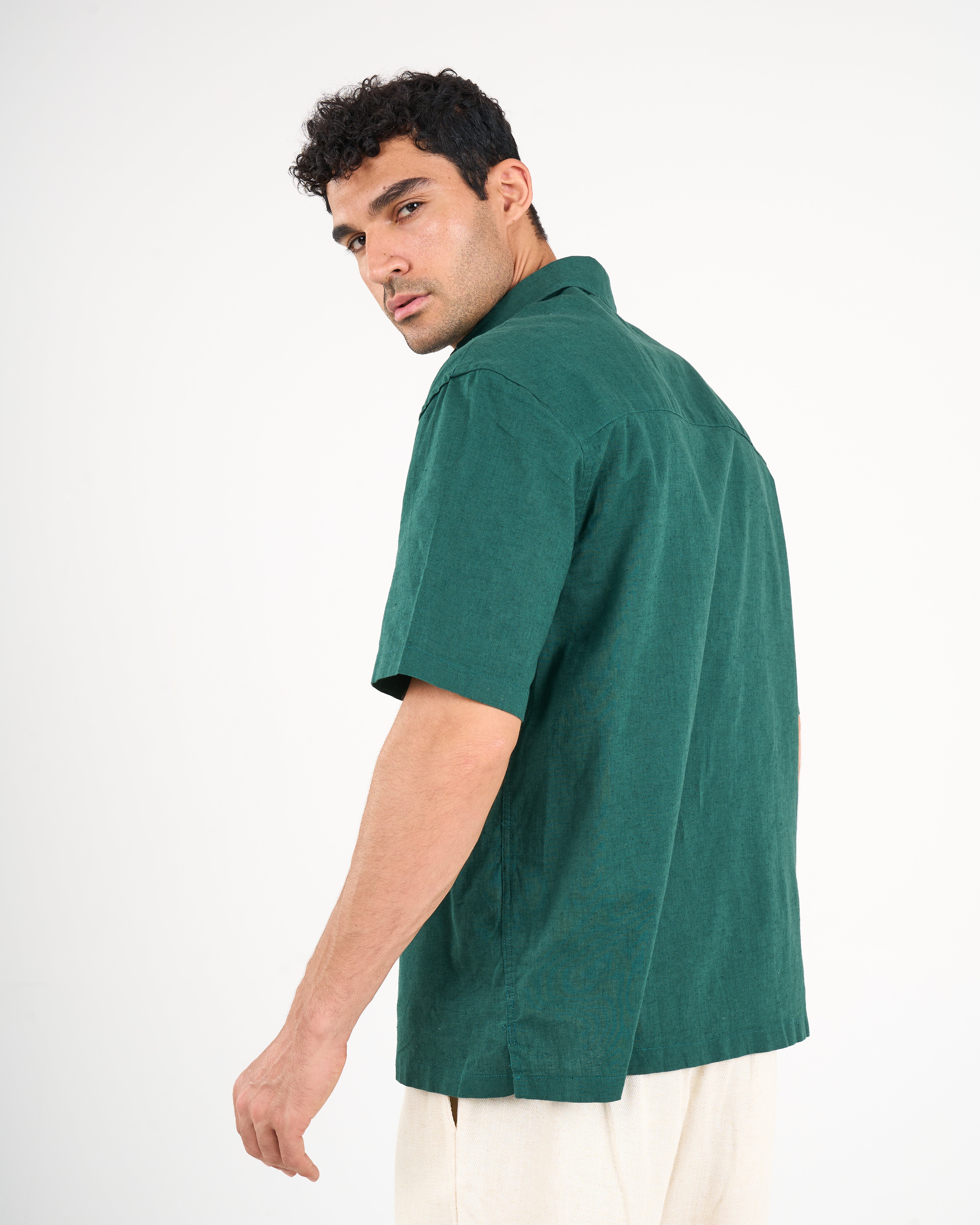 Linen Shirt Short Sleeve