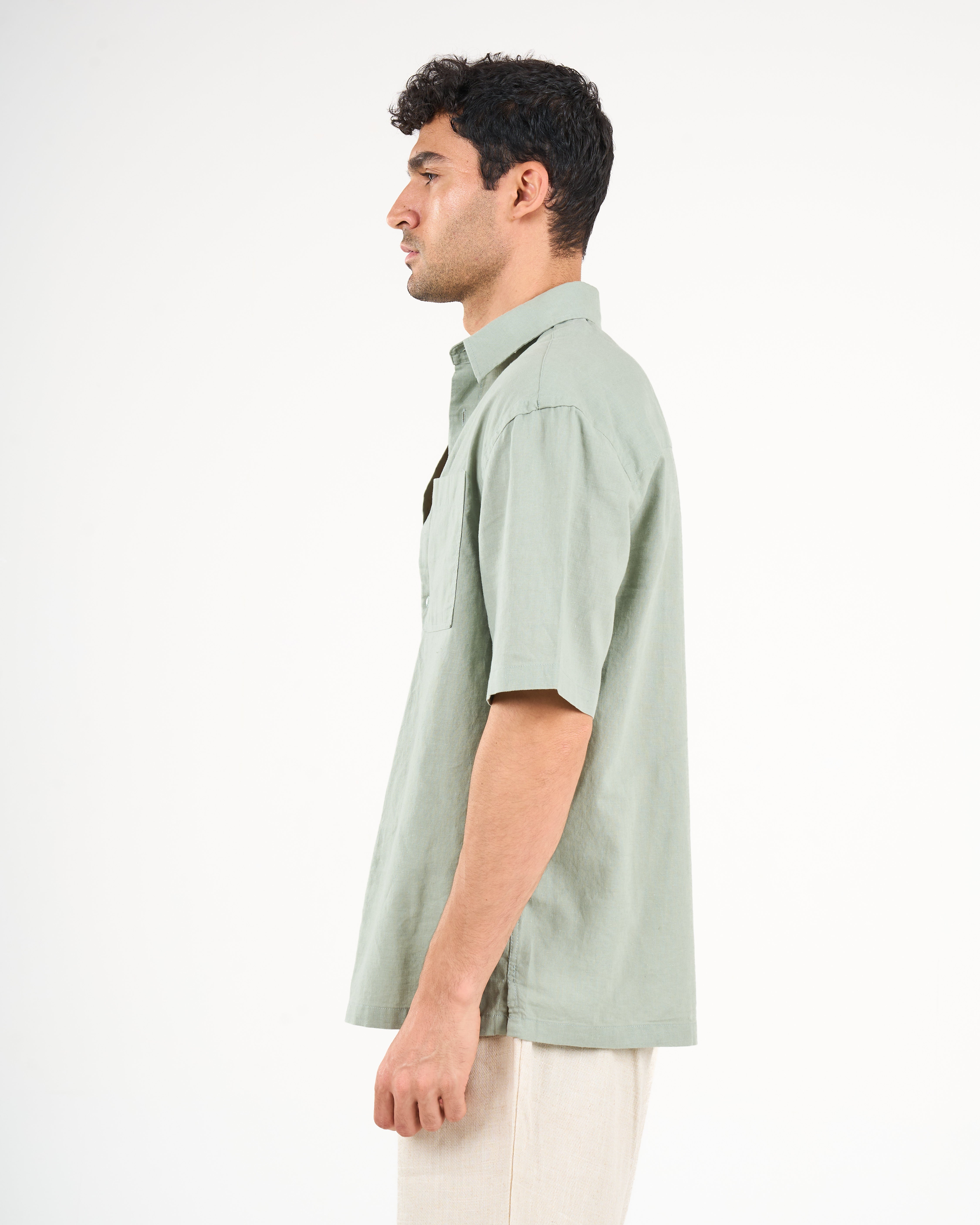 Linen Shirt Short Sleeve