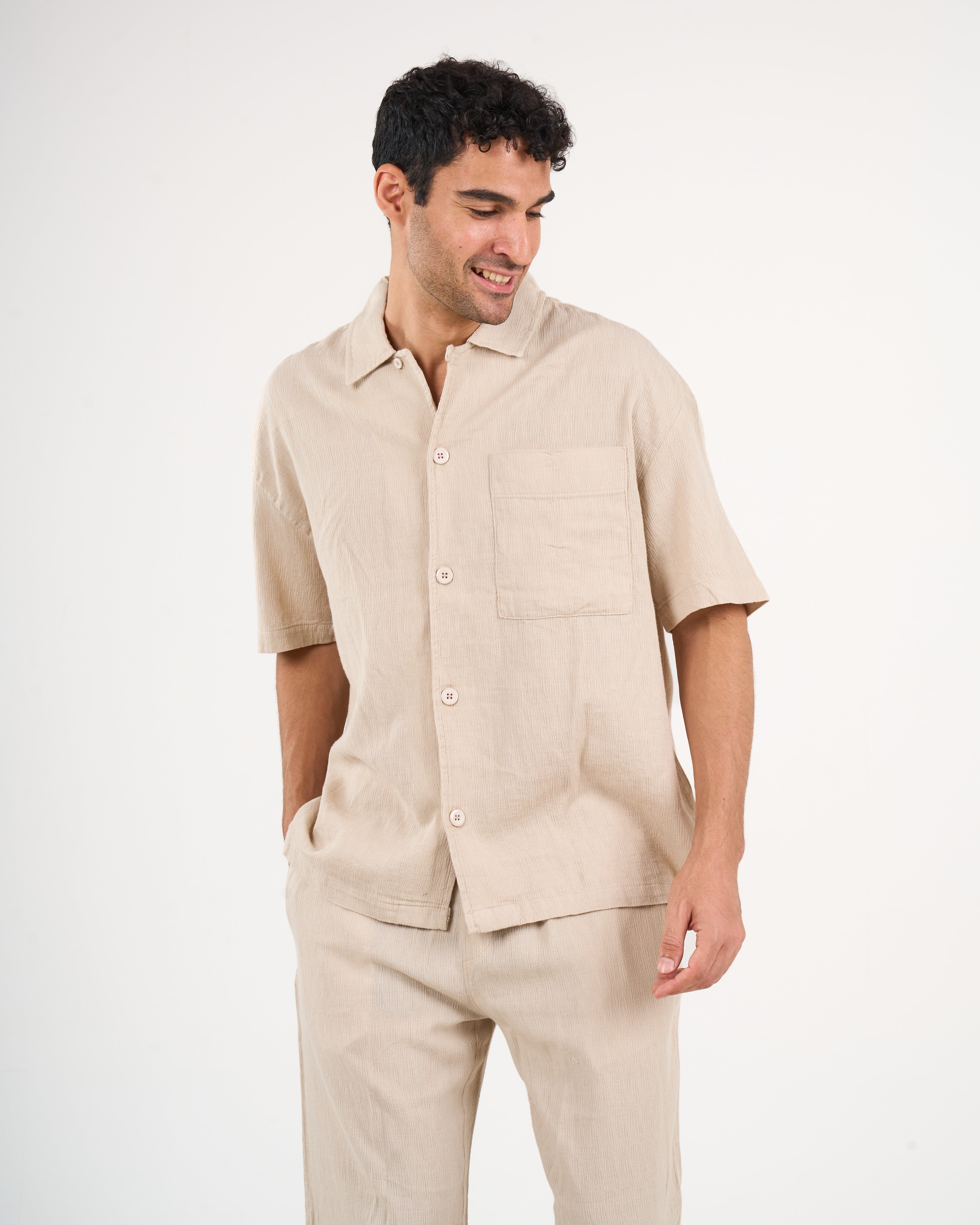 Linen Shirt Short Sleeve
