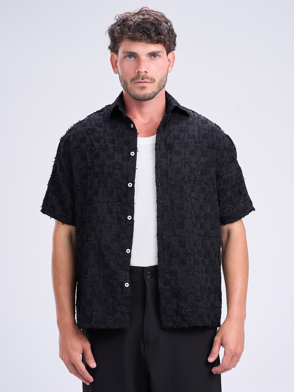 Checkered Texture Shirt