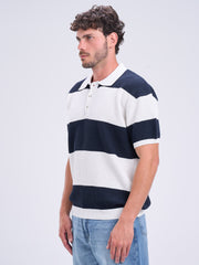 Stripped Polo Knitwear