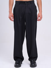 Relaxed Fit Pleated Pants