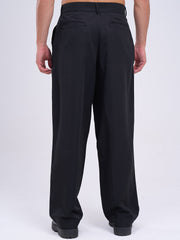 Relaxed Fit Pleated Pants